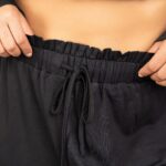 Women’s Pajama Set | Night Suit for Women - Pants Only - Black - Image 2