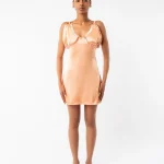 Silk Ember – Short Single Strap Gown - Image 3