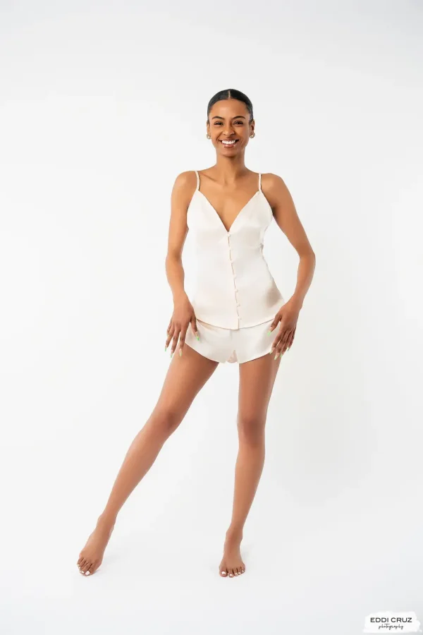 Whisper & Bloom – Single Strap Top & Shorts Set